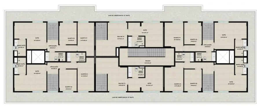16° Pavimento - Apartamentos (Duplex)