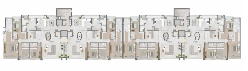 6° pavimento piso inferior do apto duplex