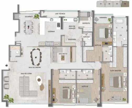 Apartamento Tipo - Final 04